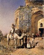 Old Blue-Tiled Mosque,Outside Delhi,India Edwin Lord Weeks